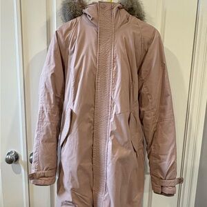 Aritzia Pink Summit Parka Jacket